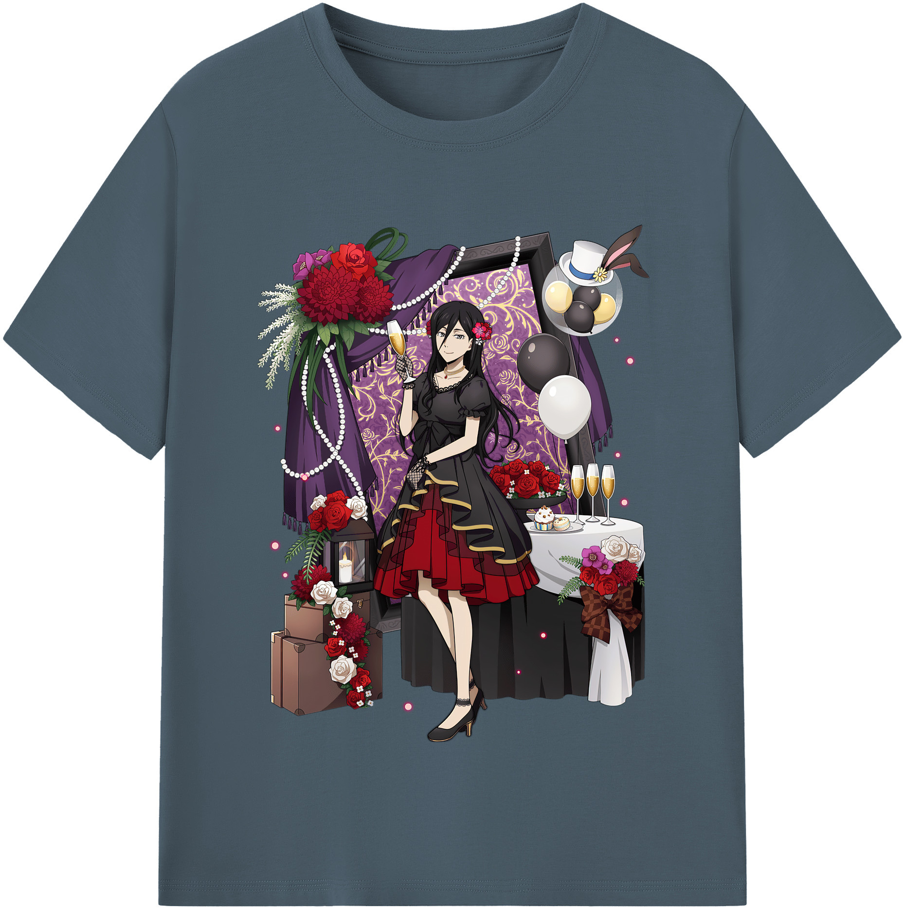 （画像用） 文豪ストレイドッグス Bungo Stray Dogs 綿100％半袖Tシャツ（フロントプリント）